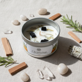 Cleansing Aromatherapy Gemstone Candle – Sandalwood