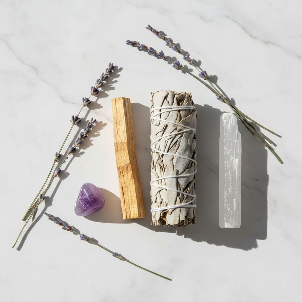 Amethist Smudge Kit – Met Seleniet Staaf