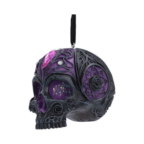 Jewelled Fate – Schedel hangornament 6,5 cm