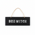 Boss Witch – Houten Wandbord