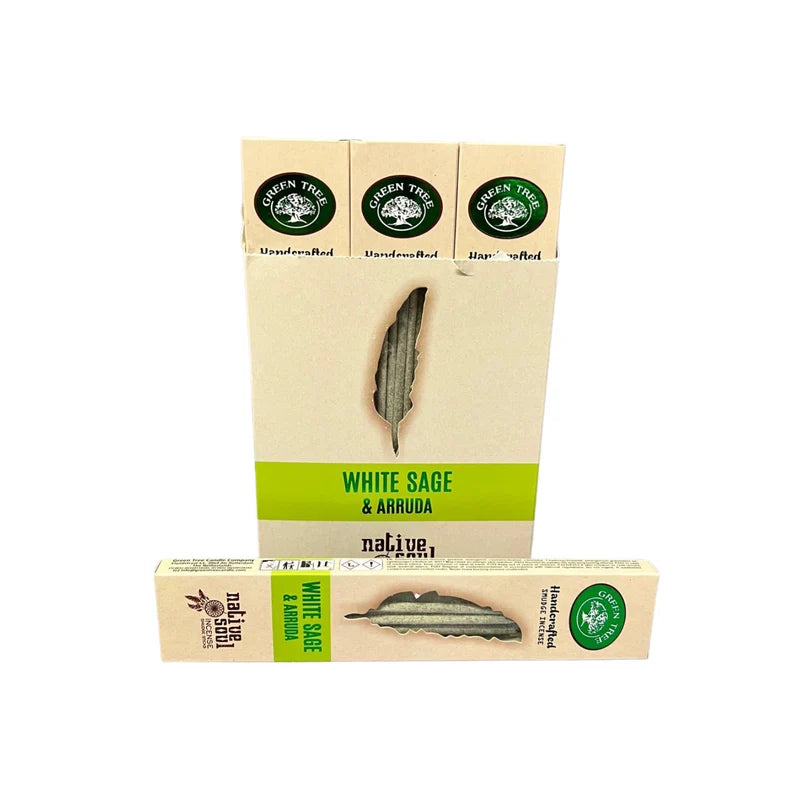 Native Soul – Witte Salie & Arruda wierook 15 gram