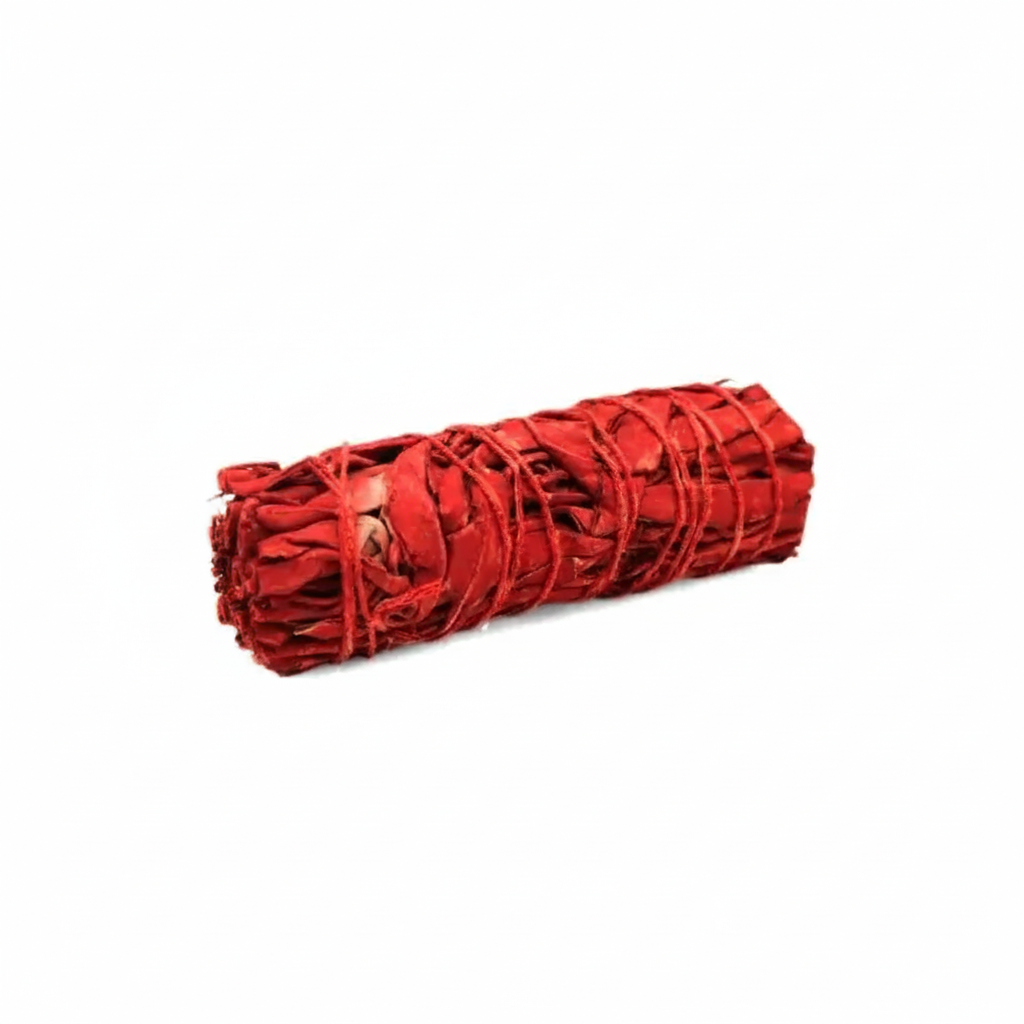 Drakenbloed Salie Smudge Stick – Witte achtergrond