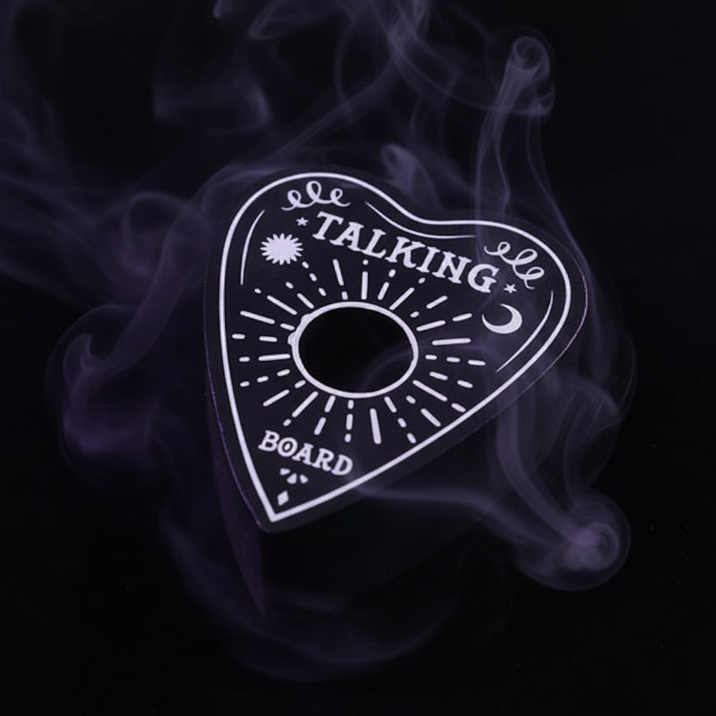 Talking Board Planchette close-up macro