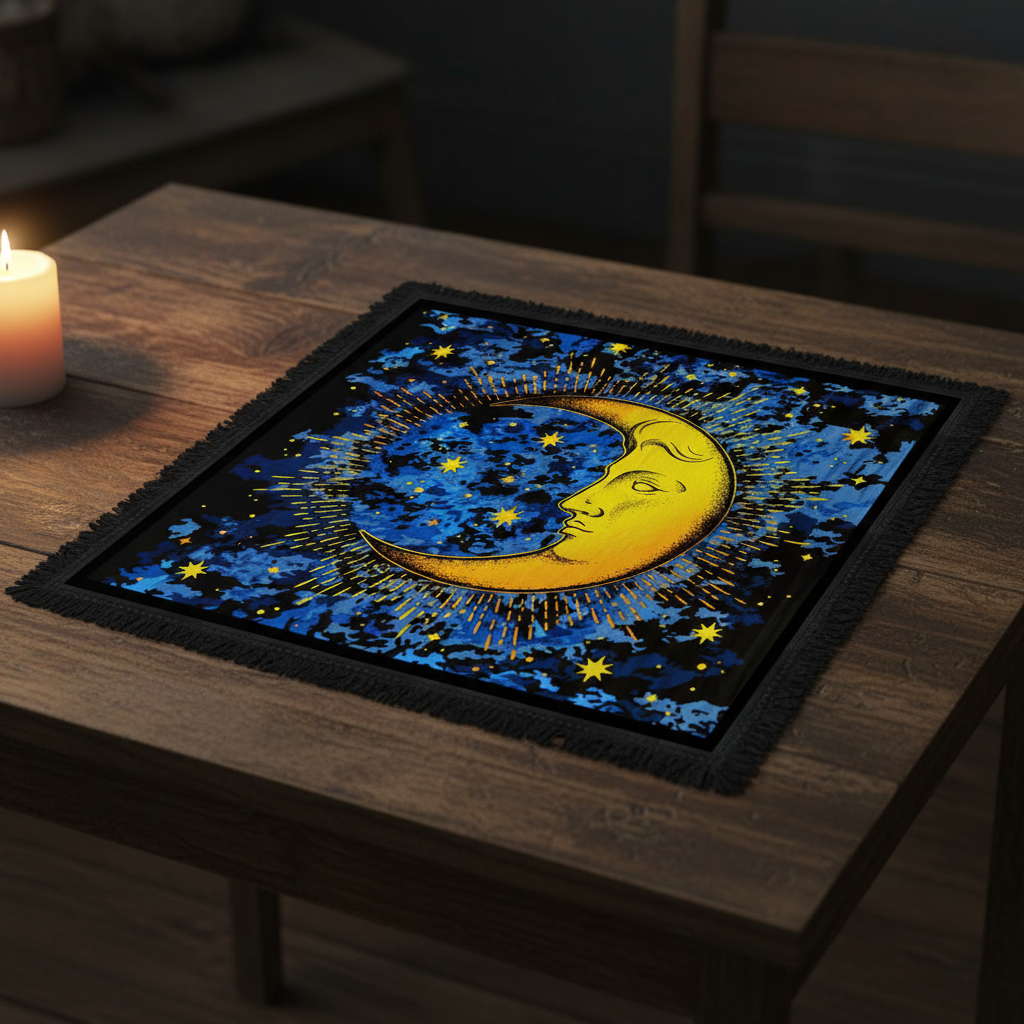 Maan Altaarkleed – Celestial Moon – 60x60 cm