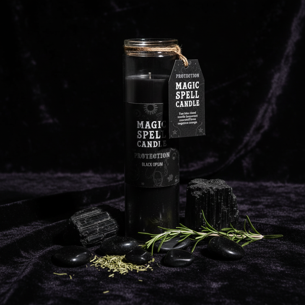 Magic Spell Candle - Kristallen