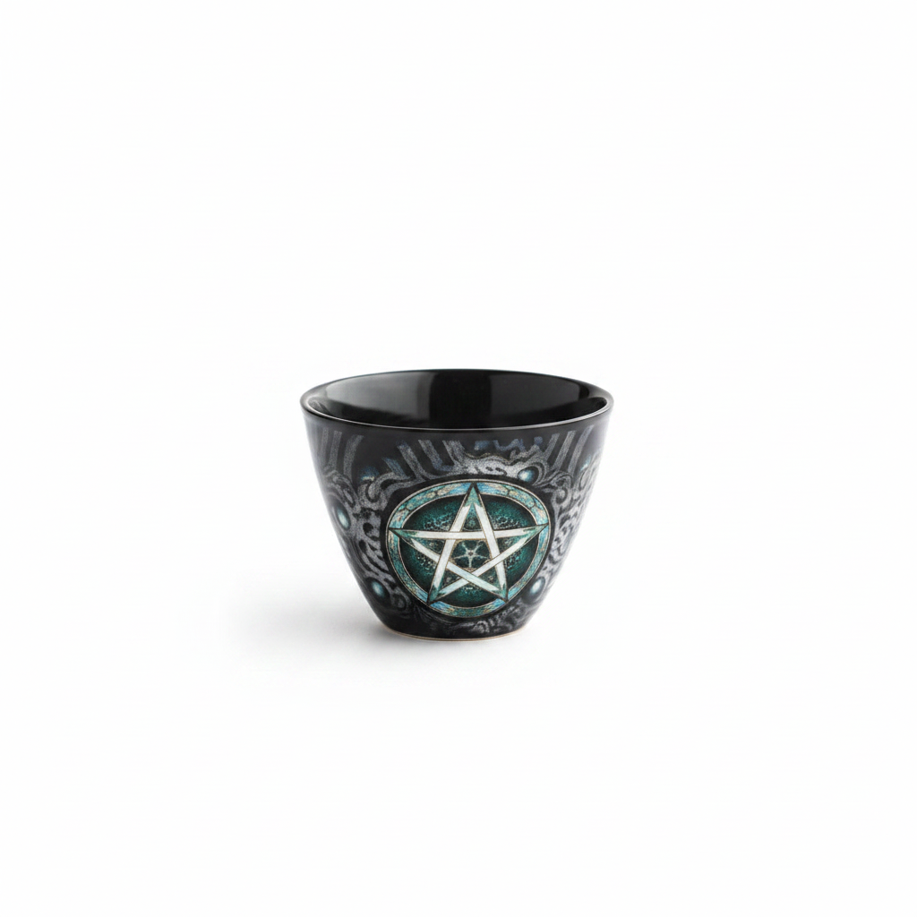 Pentagram Smudge Burner – Witte Achtergrond