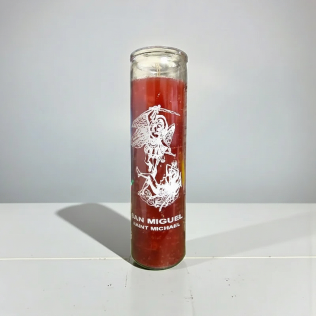 San Miguel Rituele Kaars – Saint Michael | Bescherming & Kracht