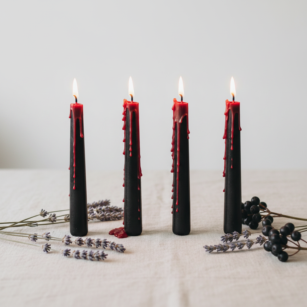 Vampire Candles lichte achtergrond 2